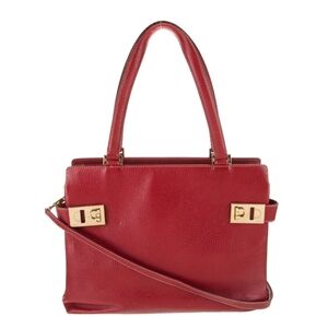 Salvatore Ferragamo Authentic Leather Shoulder Bag